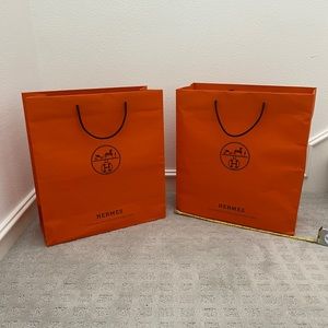 2 Herme’s Shopping Bag